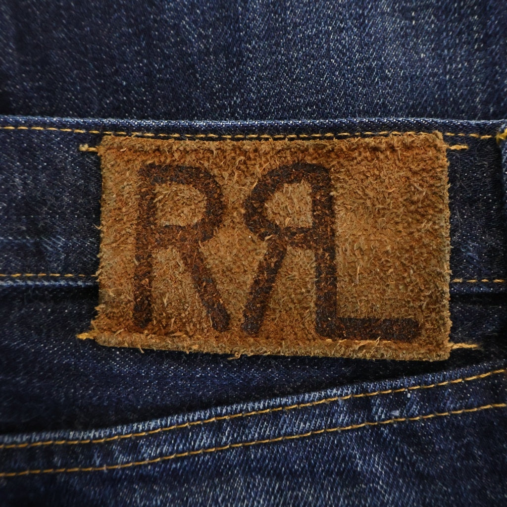 RRL(ダブルアールエル) 90S ボタンフライデニムパンツ ストレートデニムパンツ インディゴ 485606DRLO