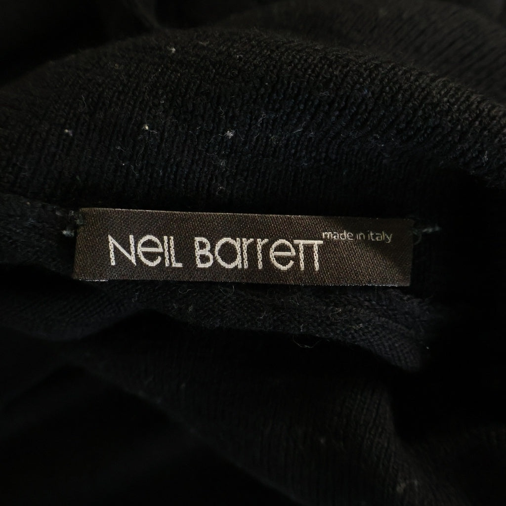 Neil Barrett(ニール バレット) ウールタートルネックセーター ニット ブラック BMA602102