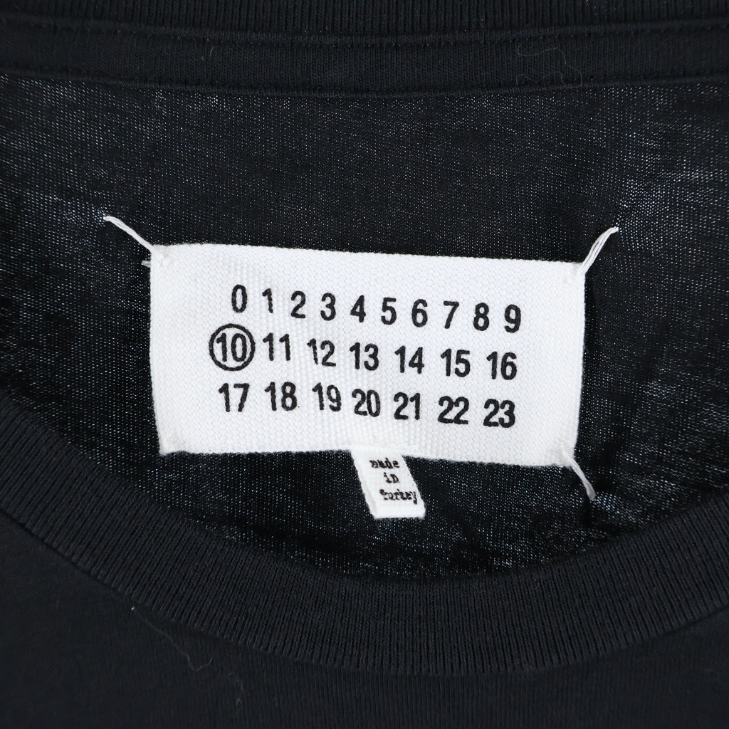 Maison Margiela(メゾンマルジェラ) クルーネック 半袖Tシャツ コットンTシャツ ブラック S50GC0476
