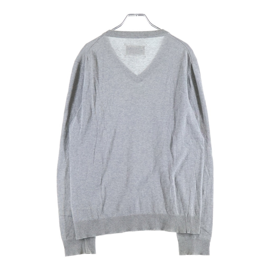 Maison Margiela(メゾンマルジェラ) Vネックセーター Vネックニット グレー 00879/00/00/0081