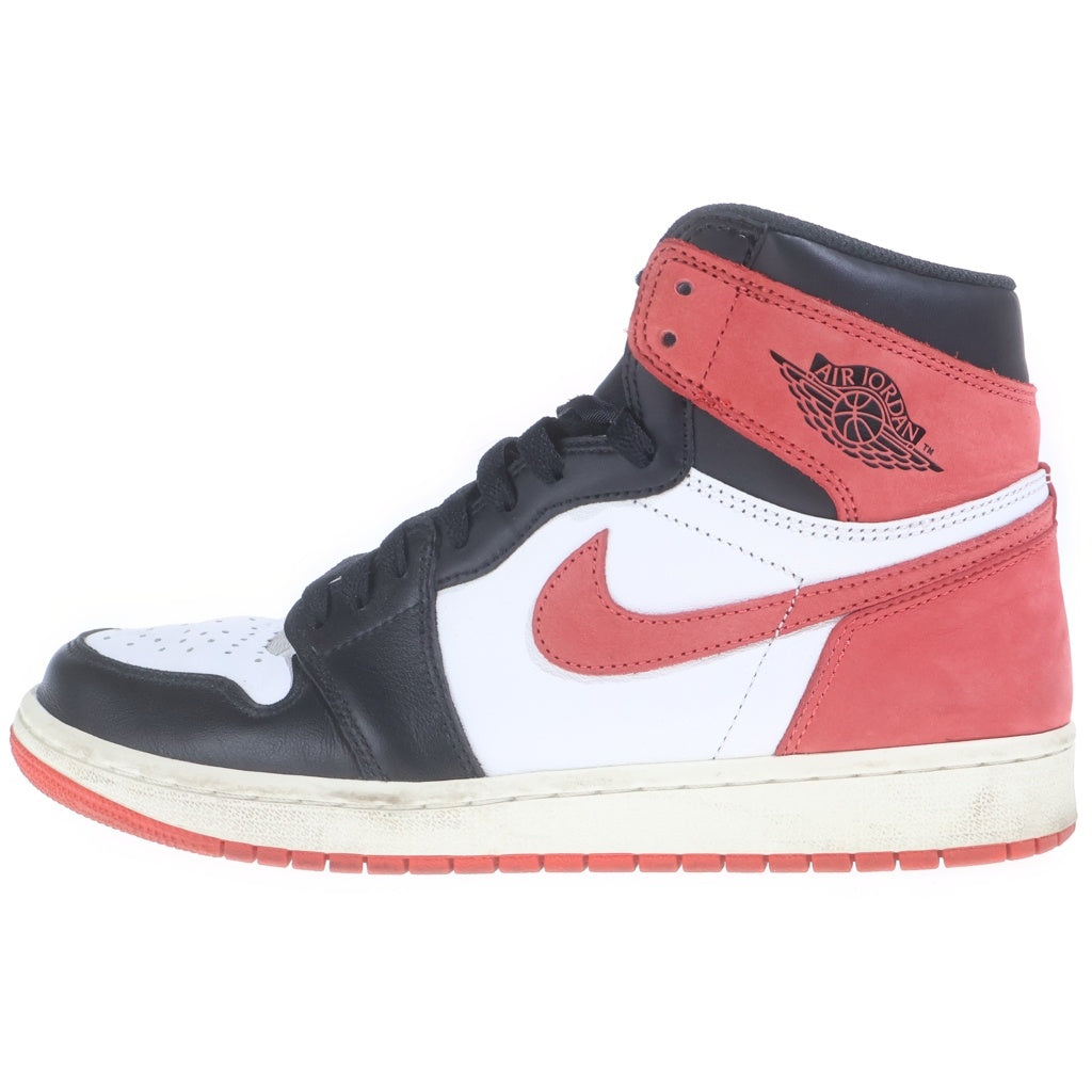 NIKE(ナイキ) AIR JORDAN1 RETRO HIGH OG TRACK RED エアジョーダン1 レトロ トラックレッド レザーハイカットスニーカー マルチカラー 555088-112 US8.5/26.5cm