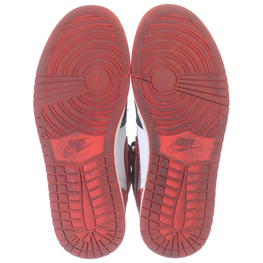 NIKE(ナイキ) AIR JORDAN1 RETRO HIGH OG TRACK RED エアジョーダン1 レトロ トラックレッド レザーハイカットスニーカー マルチカラー 555088-112 US8.5/26.5cm