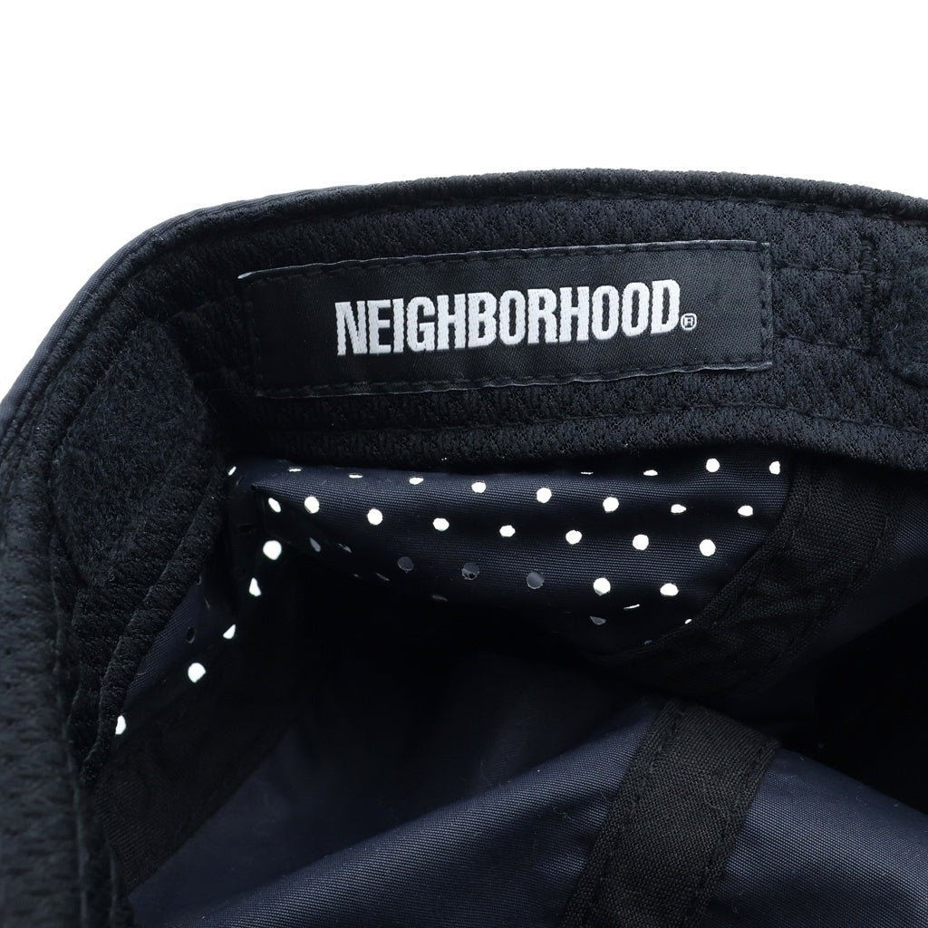 NEIGHBORHOOD(ネイバーフッド) ×FOLBOT SUNSHADE JET CAP フォルボット サンシェードナイロンジェットキャップ ブラック 2617975N-HT01