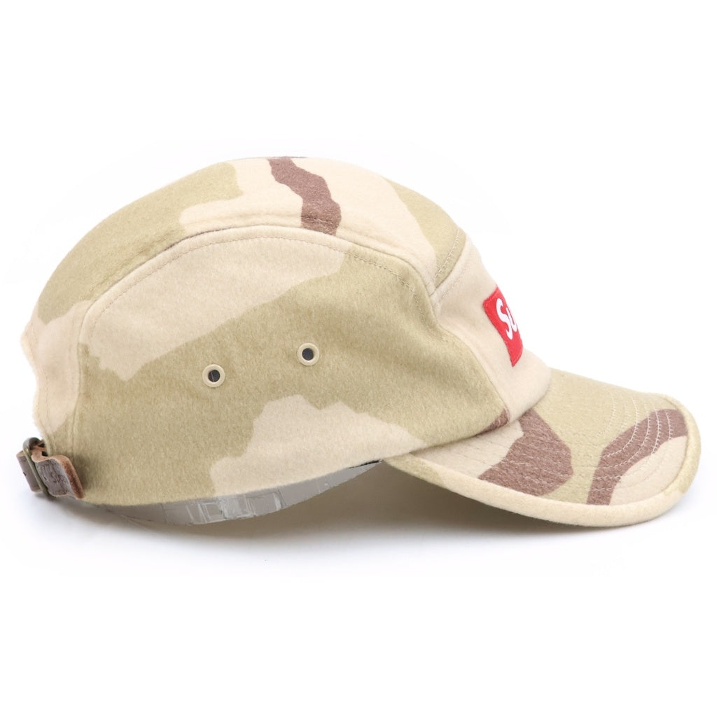 SUPREME(シュプリーム) 20AW Wool Camp Cap ボックスロゴ ウールカモキャップ ベージュ