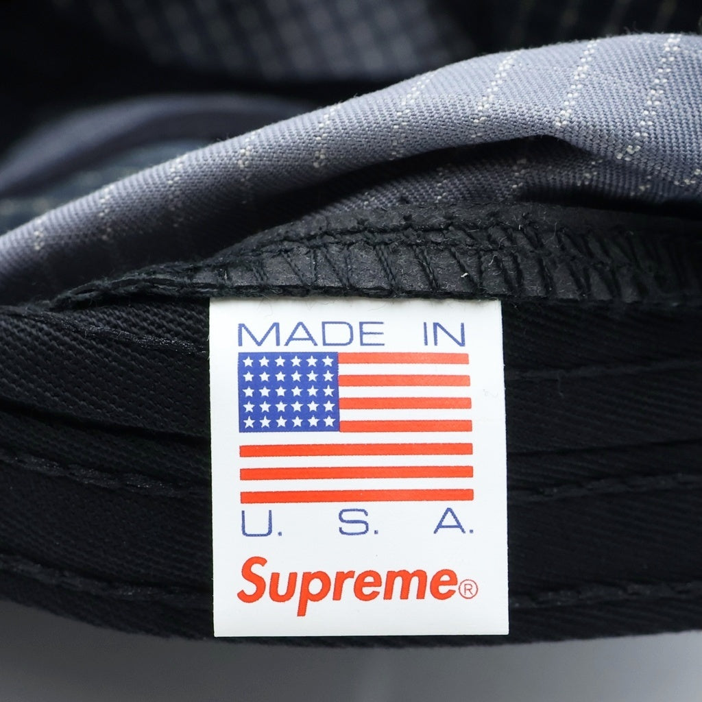 SUPREME(シュプリーム) 25SS Cordura Plaid Camp Cap フロントボックスロゴ コットンジェットキャップ マルチカラー