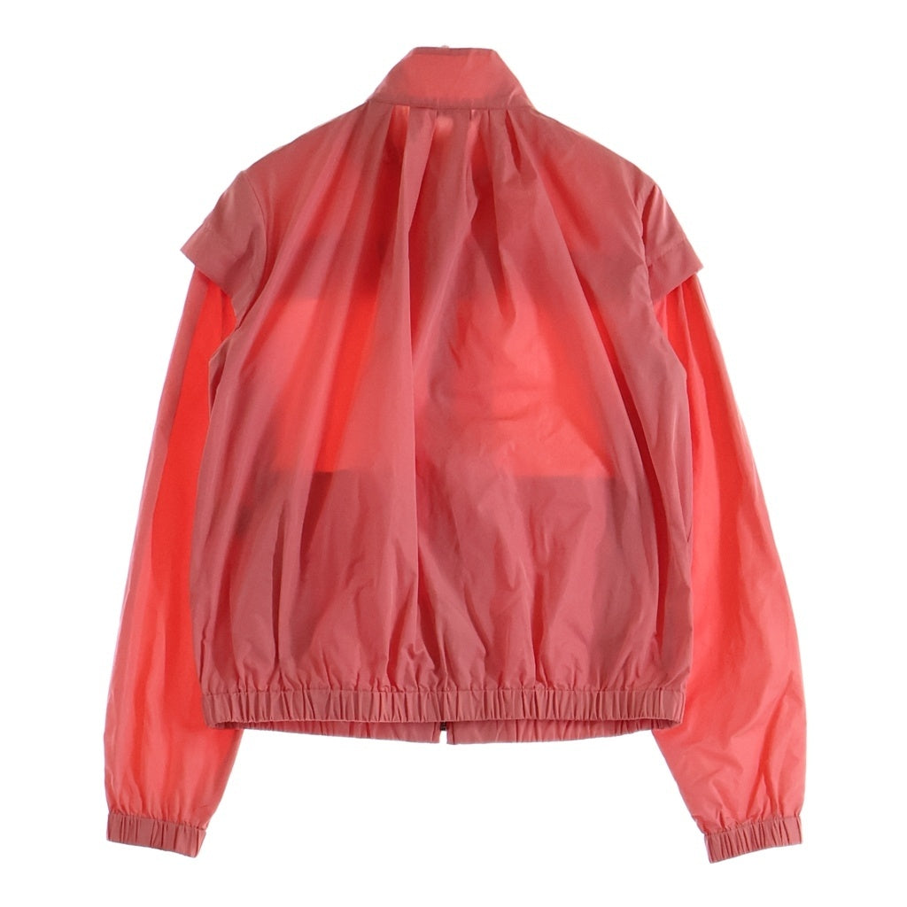 JIL SANDER NAVY(ジルサンダーネイビー) ジップアップナイロンジャケット ピンク レディース