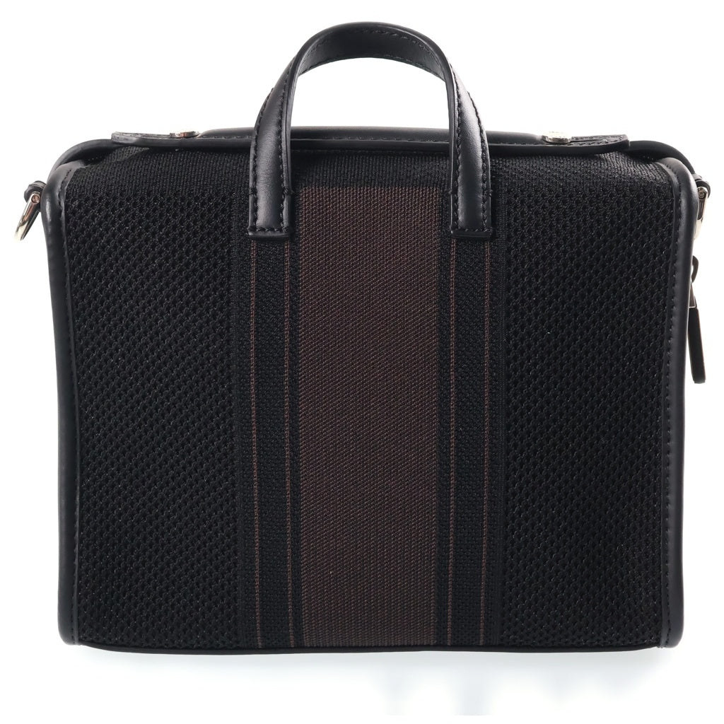 FENDI(フェンディ) ミニルイ メッシュハンドバック ショルダーバック ブラック/ブラウン レディース
