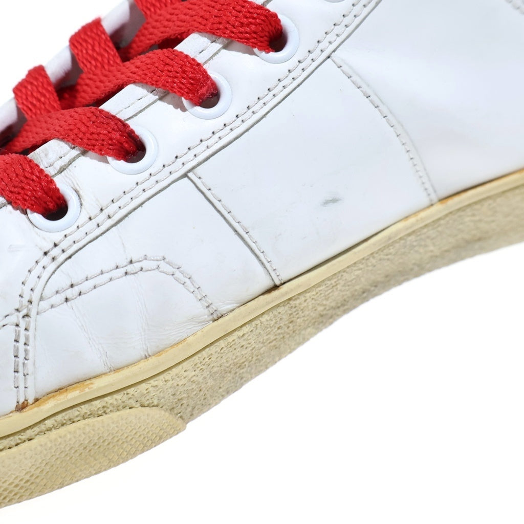 SAINT LAURENT PARIS(サンローランパリ) 16SS By Hedi Slimane Studded Leather High-Top Sneakers エディ期 スタッズ レザーハイカットスニーカー シューズ ホワイト VU420005