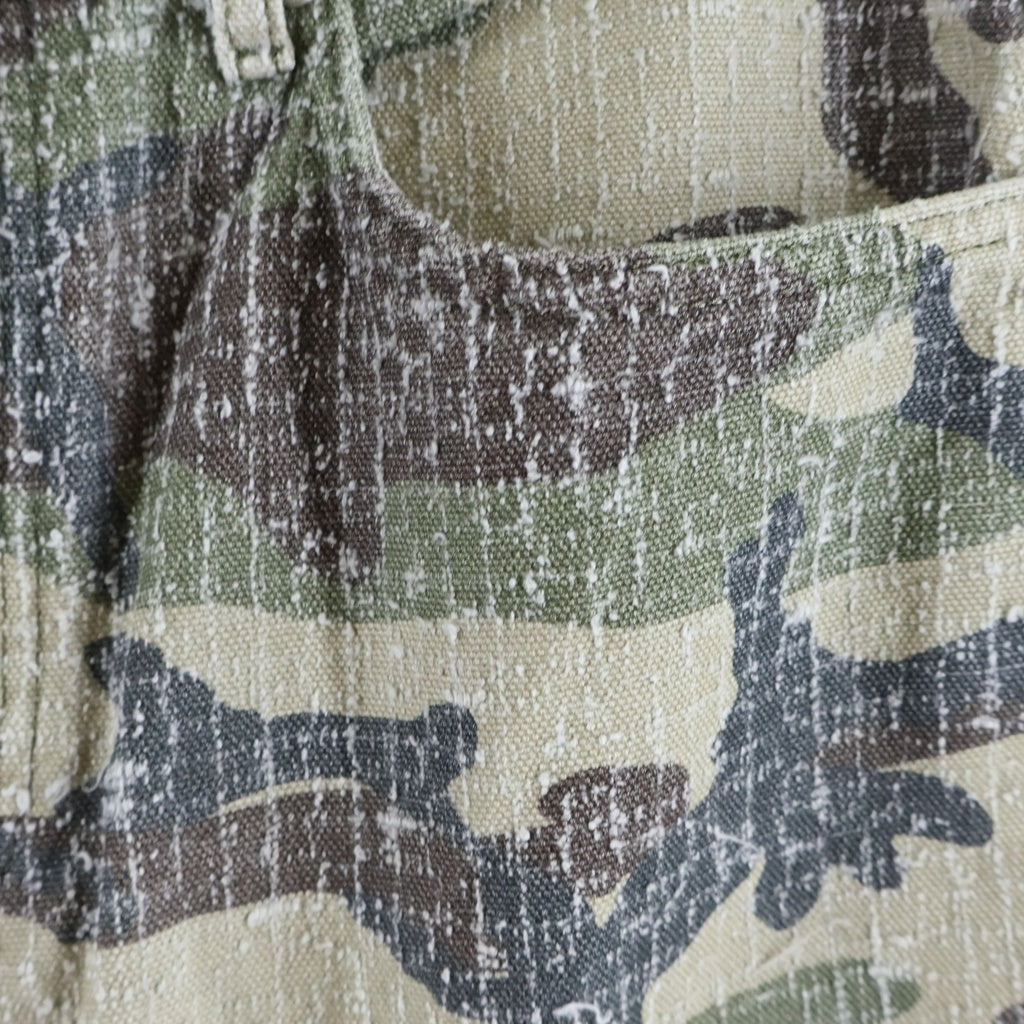 STUSSY(ステューシー) 24SS BIG OL' JEAN CAMO CANVAS NEEDLE PUNCH カモ柄バギーパンツ ワイドパンツ グリーン 116666