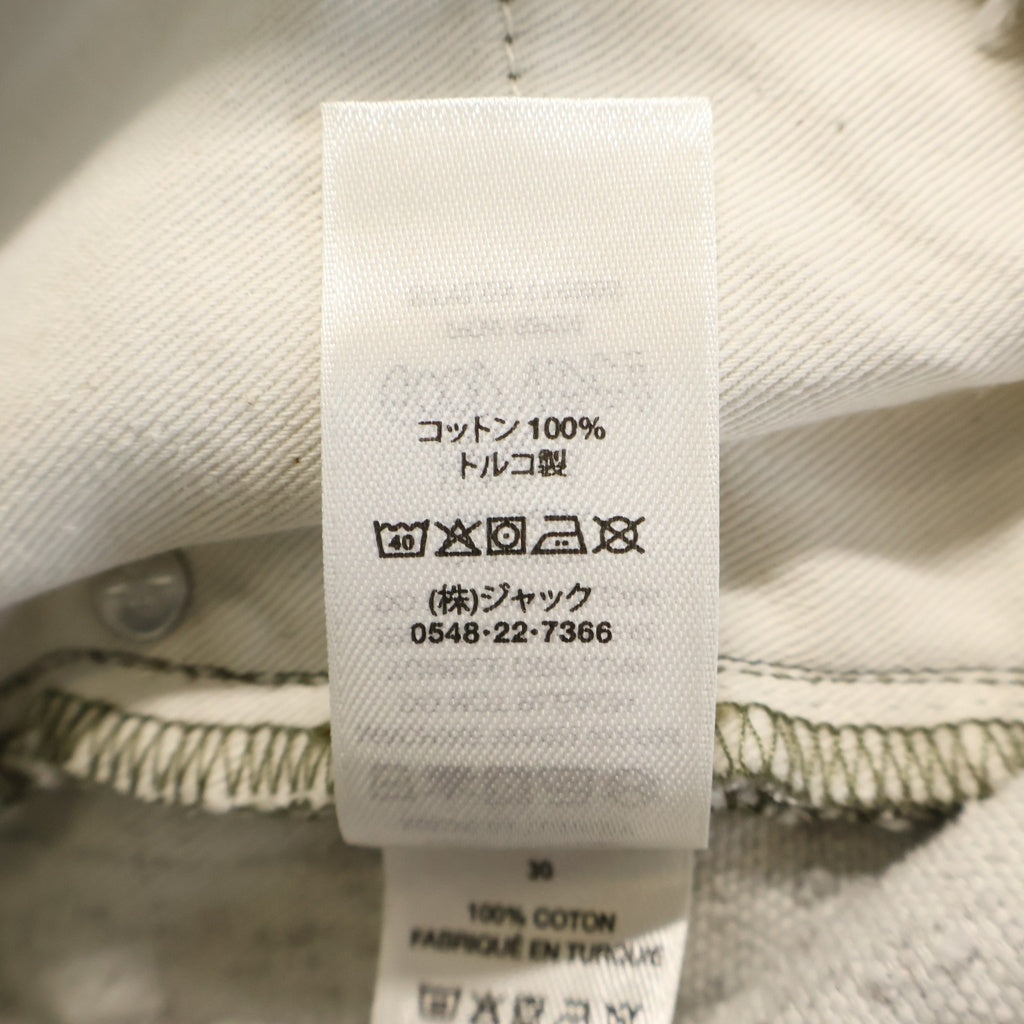 STUSSY(ステューシー) 24SS BIG OL' JEAN CAMO CANVAS NEEDLE PUNCH カモ柄バギーパンツ ワイドパンツ グリーン 116666
