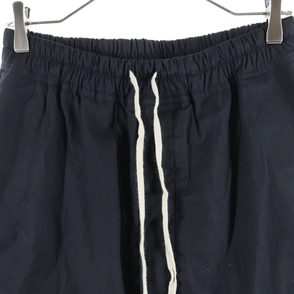 Rick Owens(リックオウエンス) 22AW STROBE PODS ドルーストリングサルエルポッズ ブラック RU02B2384-TE