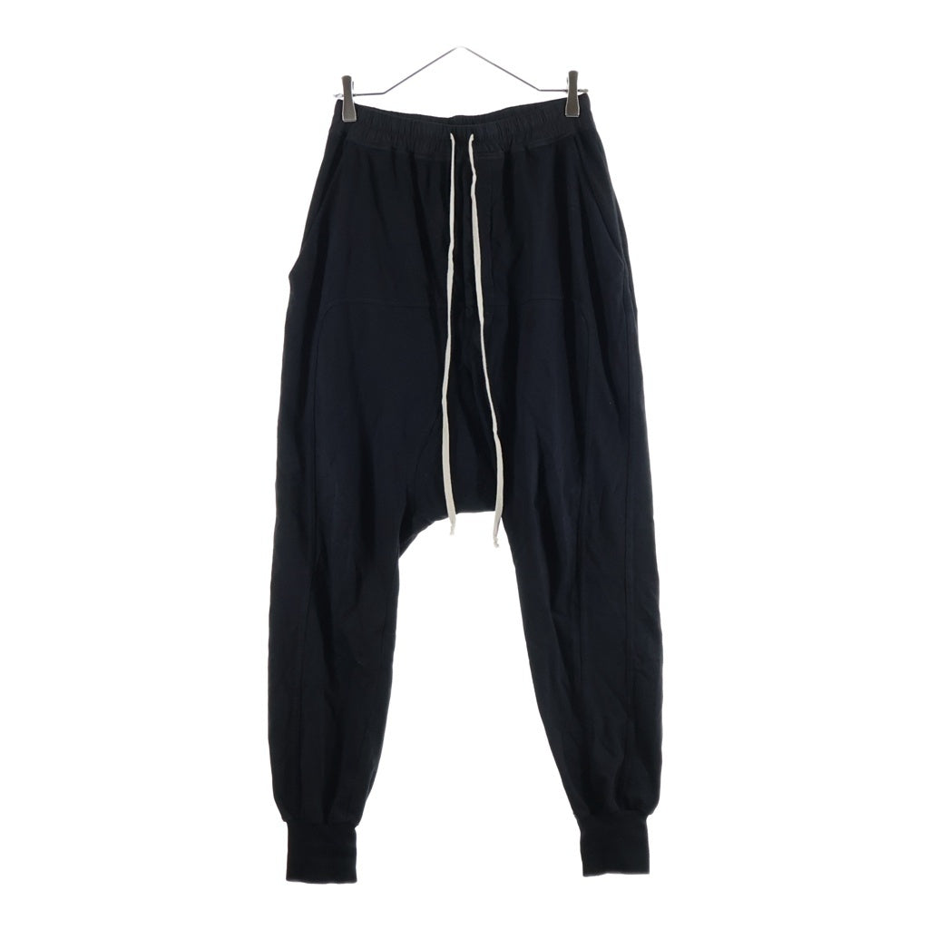 DRKSHDW(ダークシャドウ) 25AW PRISONER DRAWSTRING プリズナー ドローストリング サルエルスウェットパンツ ブラック DU02E7395-RIG