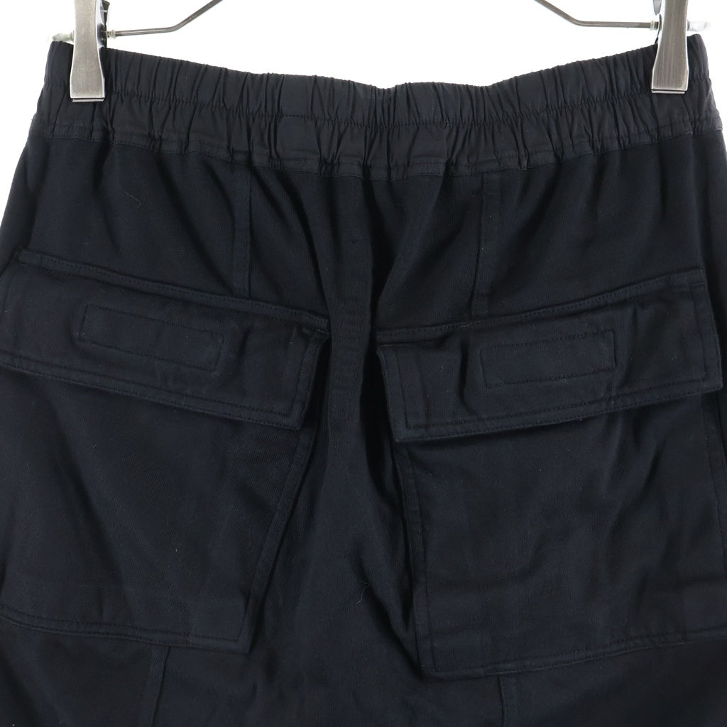 DRKSHDW(ダークシャドウ) 25AW PRISONER DRAWSTRING プリズナー ドローストリング サルエルスウェットパンツ ブラック DU02E7395-RIG