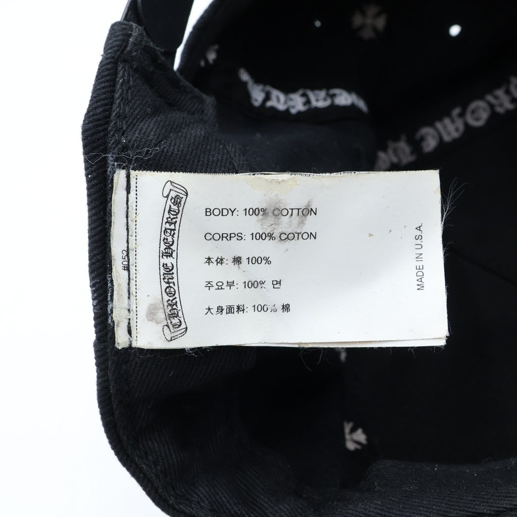 CHROME HEARTS(クロムハーツ) BASEBALL TRUCKER CHクロス ベースボールトラッカーキャップ 帽子 ブラック