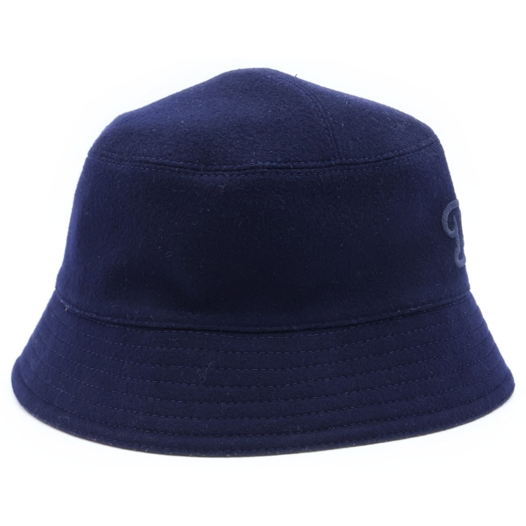 LOUIS VUITTON(ルイヴィトン) シャポー・モノグラム レコード ウール×コットン リバーシブルバケットハット ネイビー/レッド M7011L レディース