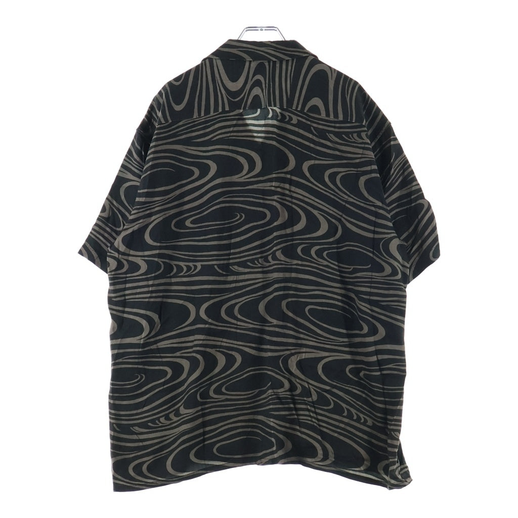 BUDSPOOL(バッズプール) ×GAKKIN HAWAIIAN SHIRTS ガッキン ハワイアンシャツ ブラック