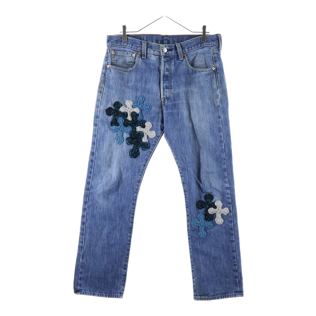 Y.A.R.N(ヤーン) Levi's 501 3D Cross Denim リーバイス クロス デニム インディゴ