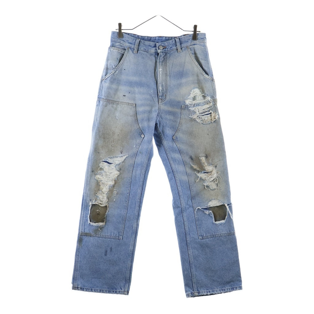 Maison Margiela(メゾンマルジェラ) PANTS 5 POCKETS ダメージ加工 デニムパンツ インディゴ SH2LA0017