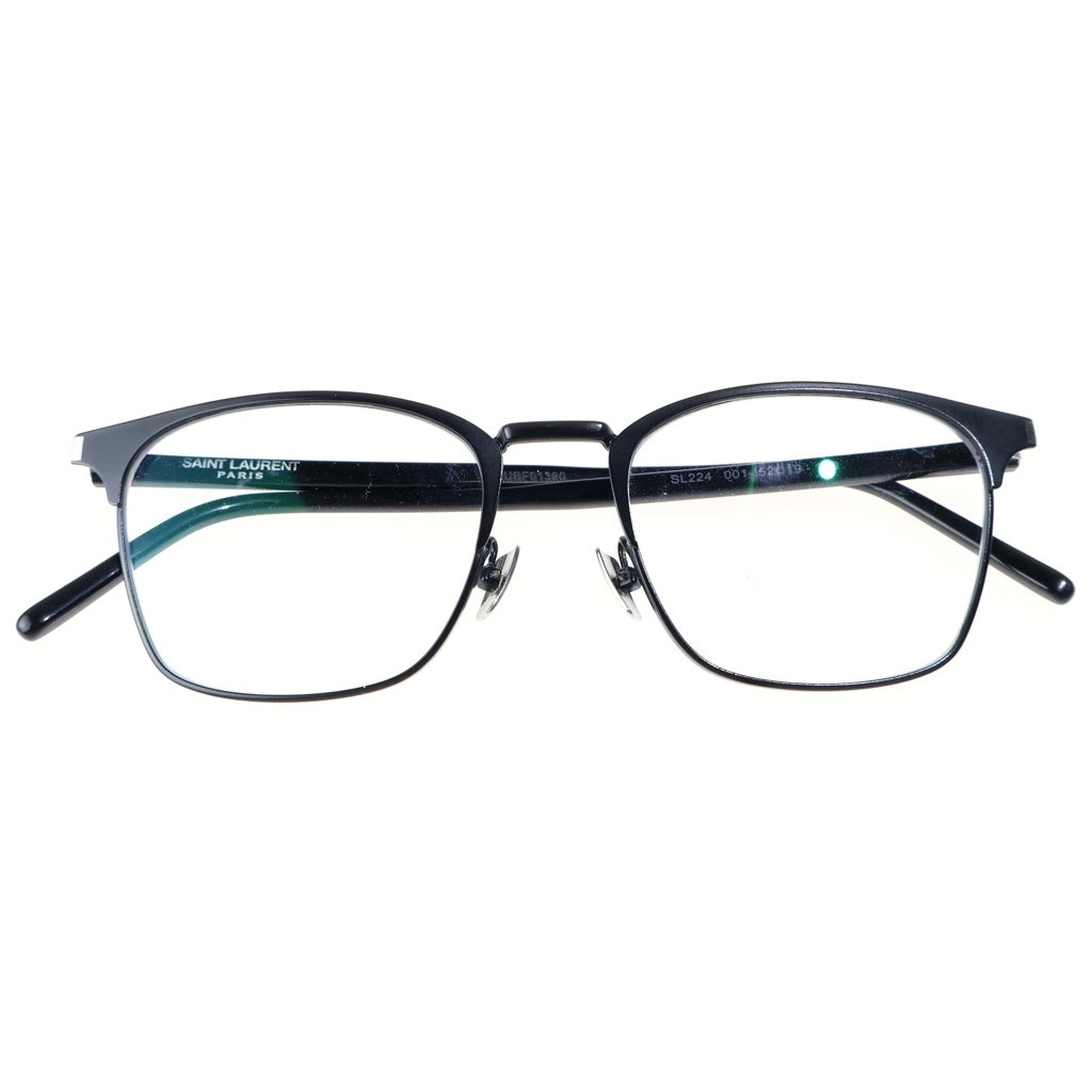 SAINT LAURENT PARIS(サンローランパリ) クラシックスクエアシェイプサングラス 眼鏡 ブラック SL224