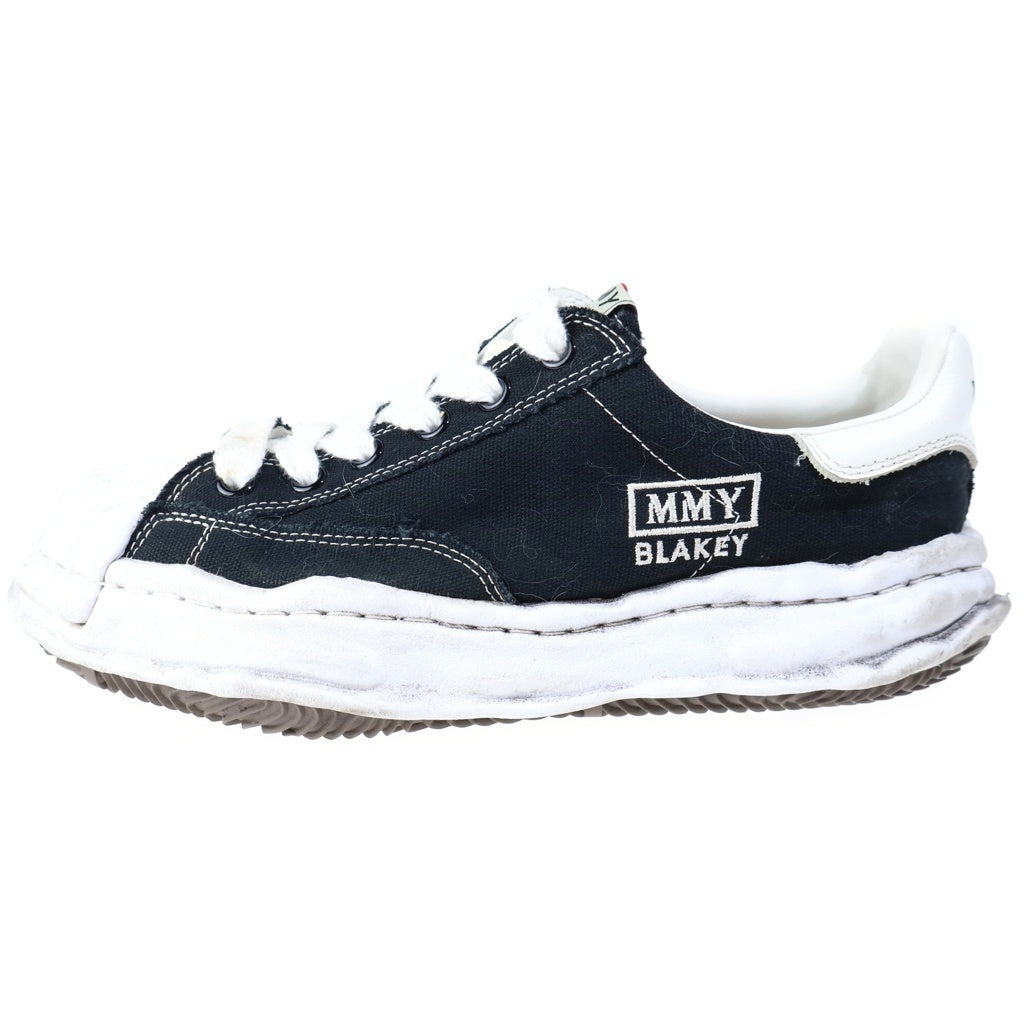 MAISON MIHARAYASUHIRO(メゾンミハラヤスヒロ) BLAKEY Canvas Low-top ローカットスニーカー ブラック/ホワイト 43