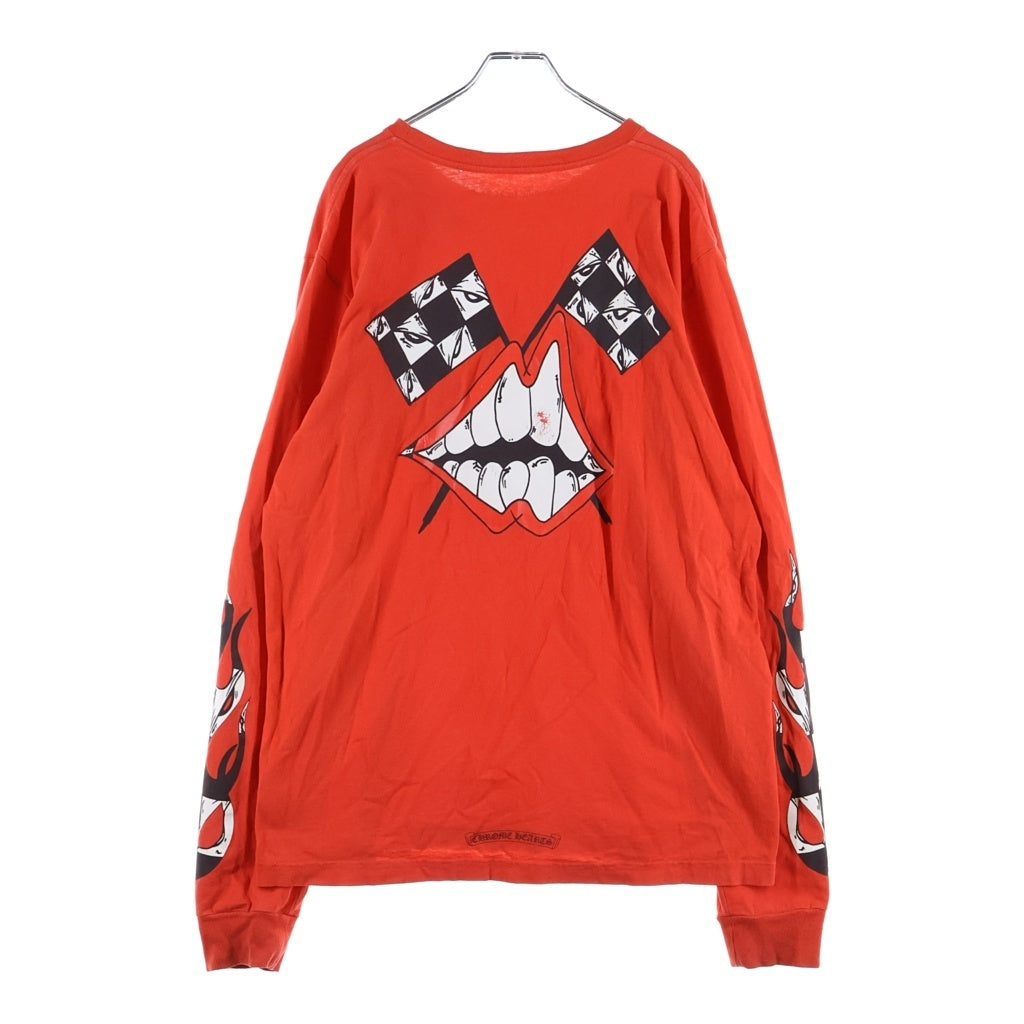 CHROME HEARTS(クロムハーツ) ×MATTY BOY Ketchup L/S Tee ロングスリーブ長袖Tシャツ レッド