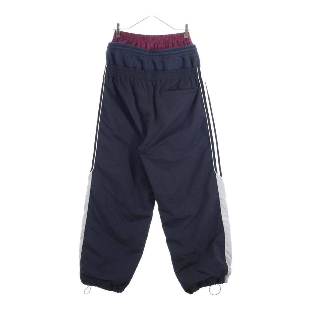 NO BRAND(ノーブランド) PROTOCOL INDEX プロトコルインデックス 3レイヤードパンツ ワイドパンツ ブラック