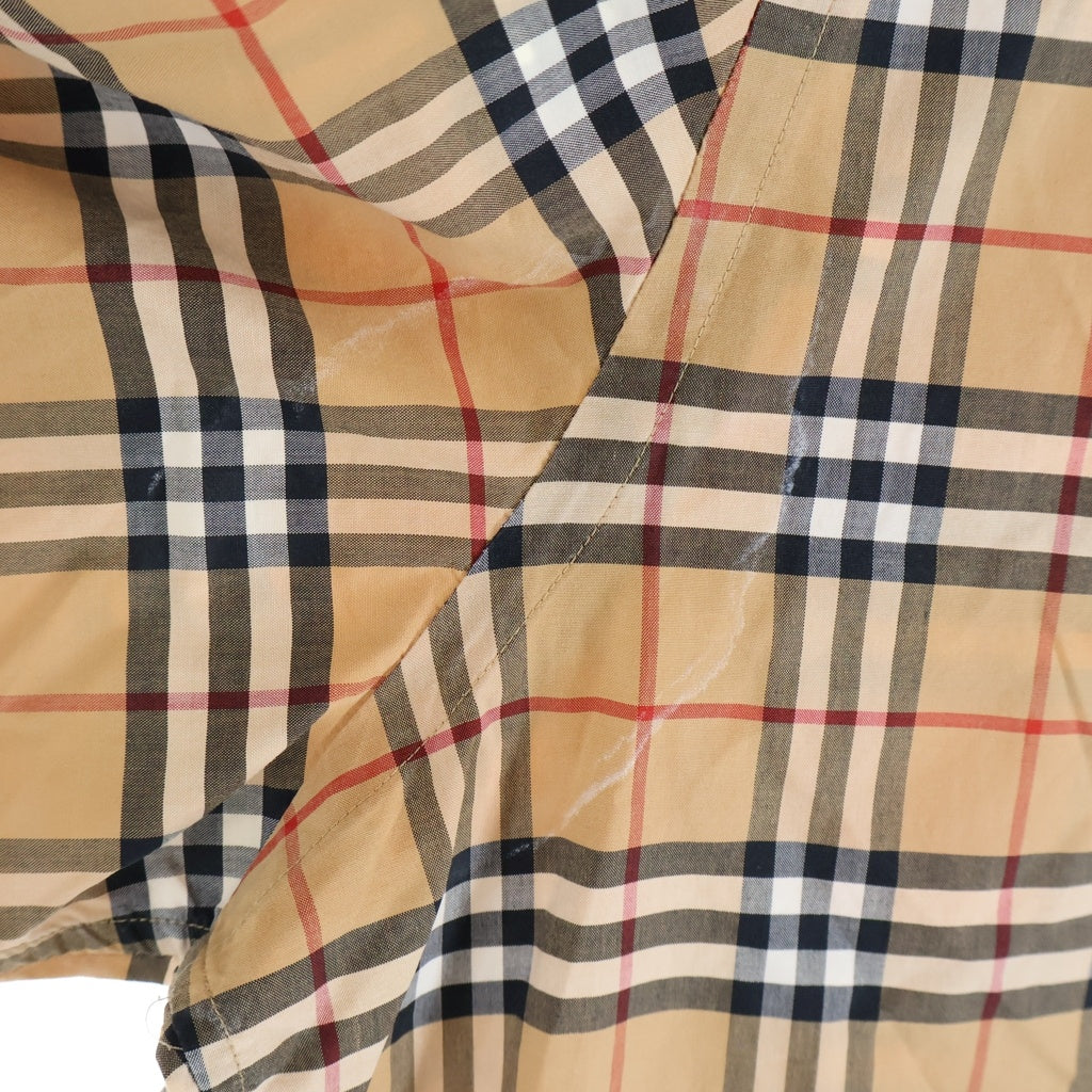 BURBERRY(バーバリー) ノバチェック 長袖シャツ チェックシャツ ブラウン 8004832