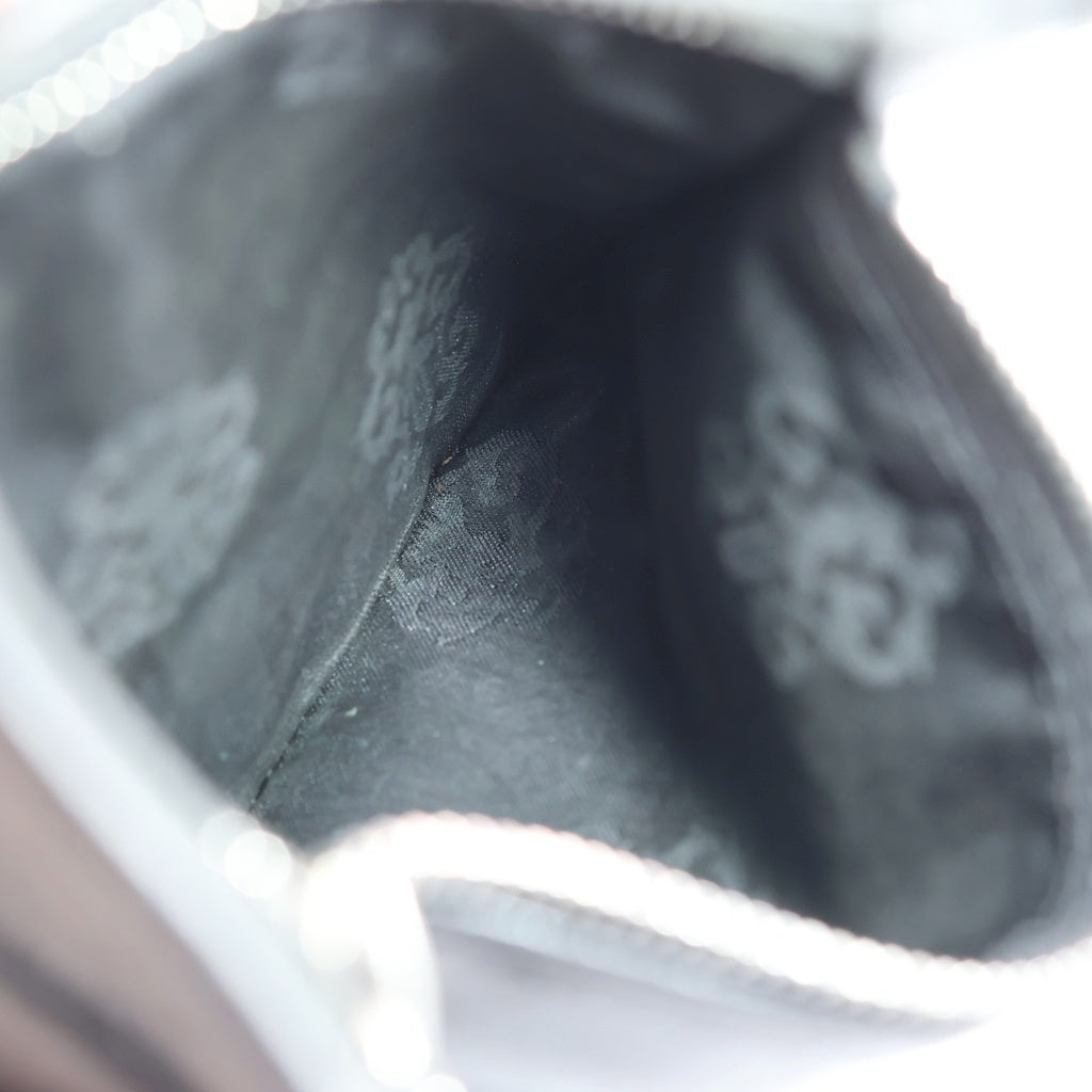 CHROME HEARTS(クロムハーツ) BANK ROBBER バンクロバー クロスパッチ付きレザー財布 ブラック