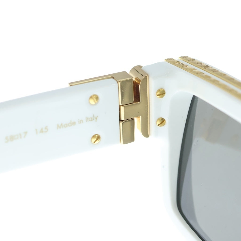 LOUIS VUITTON(ルイヴィトン) 1.1ミリオネア LVロゴフレーム スクウェアサングラス ホワイト Z1166E レディース