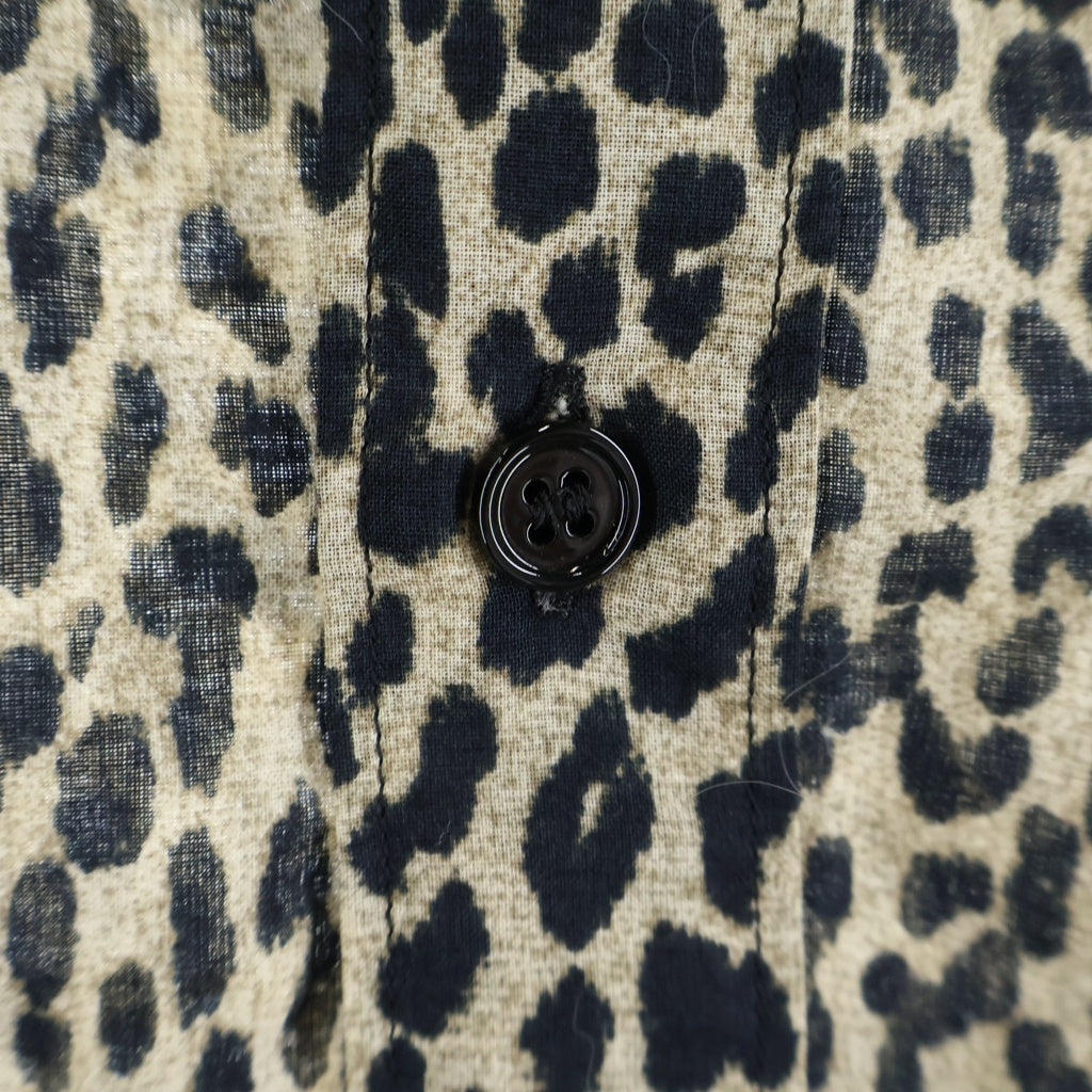 SAINT LAURENT PARIS(サンローランパリ) 13AW エディ期 ベイビーキャット総柄 長袖シャツ マルチカラー 323951 YM30P