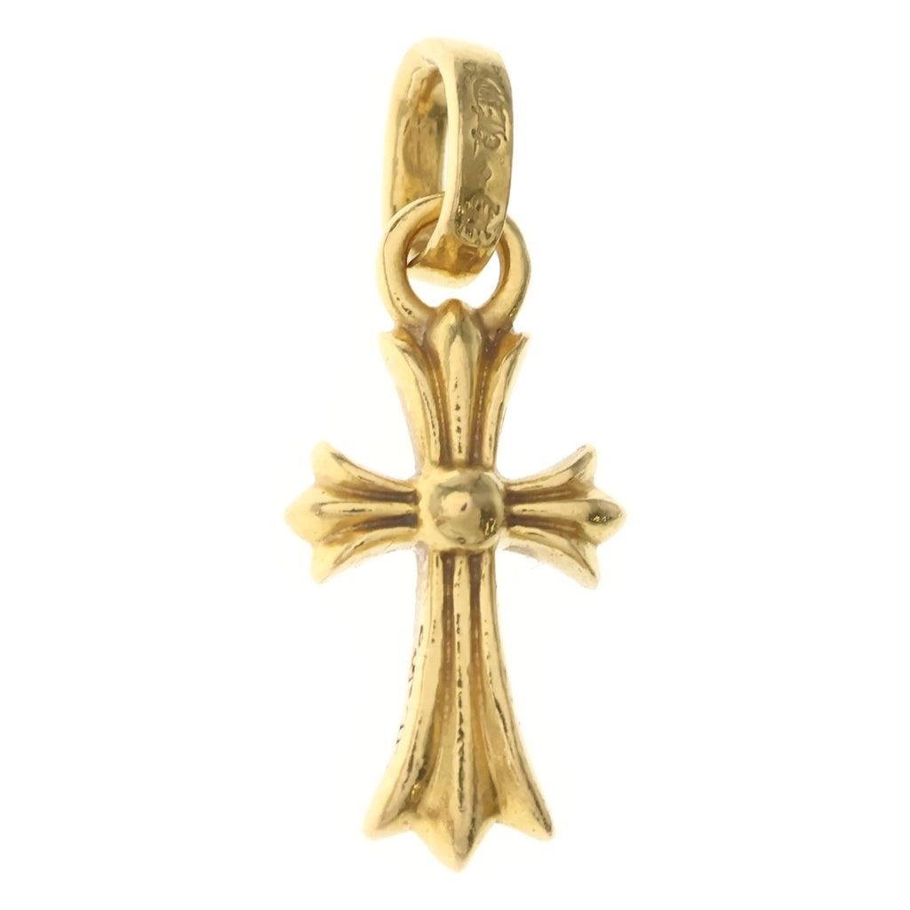 CHROME HEARTS(クロムハーツ) 22K CRS BBYFAT ベイビーファットクロス ペンダントトップ ゴールドBCA037 ー