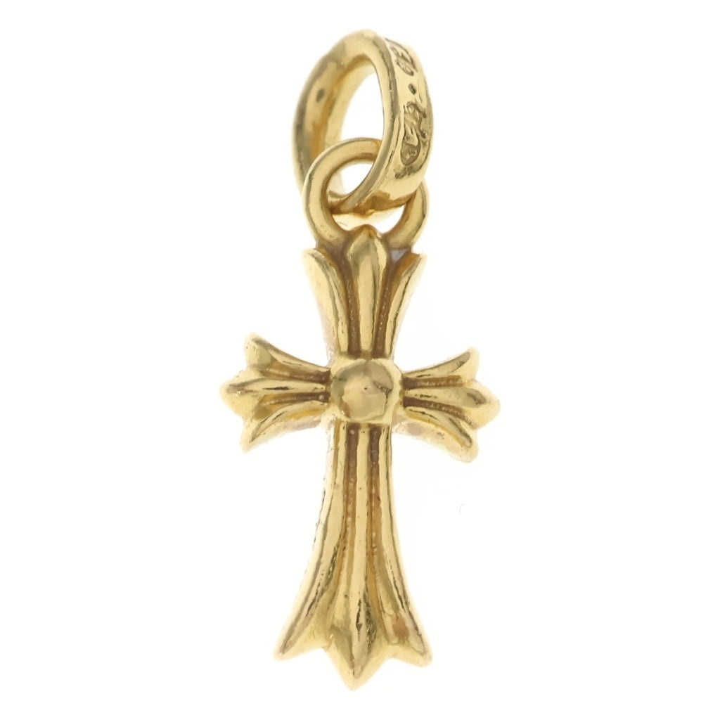 CHROME HEARTS(クロムハーツ) 22K CRS BBYFAT ベイビーファットクロス ペンダントトップ ゴールドBCA037 ー