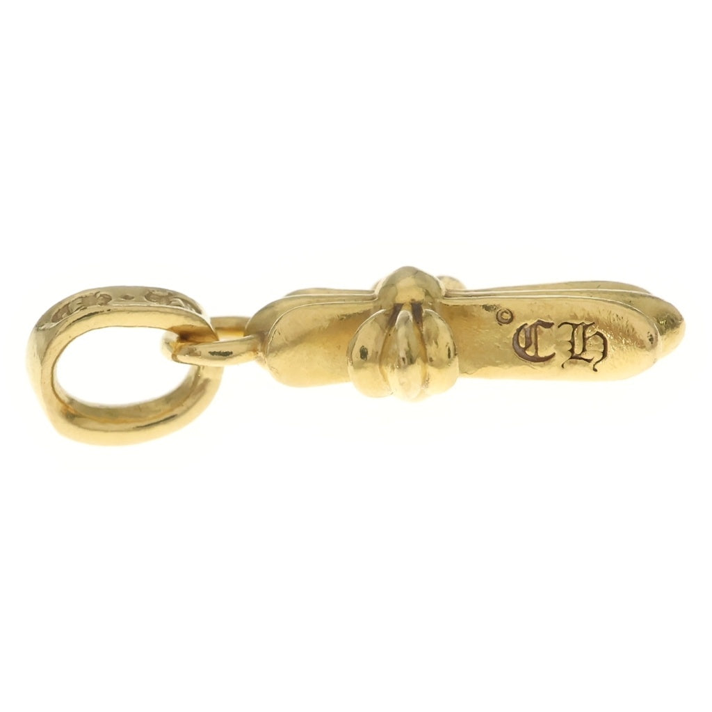 CHROME HEARTS(クロムハーツ) 22K CRS BBYFAT ベイビーファットクロス ペンダントトップ ゴールドBCA037 ー