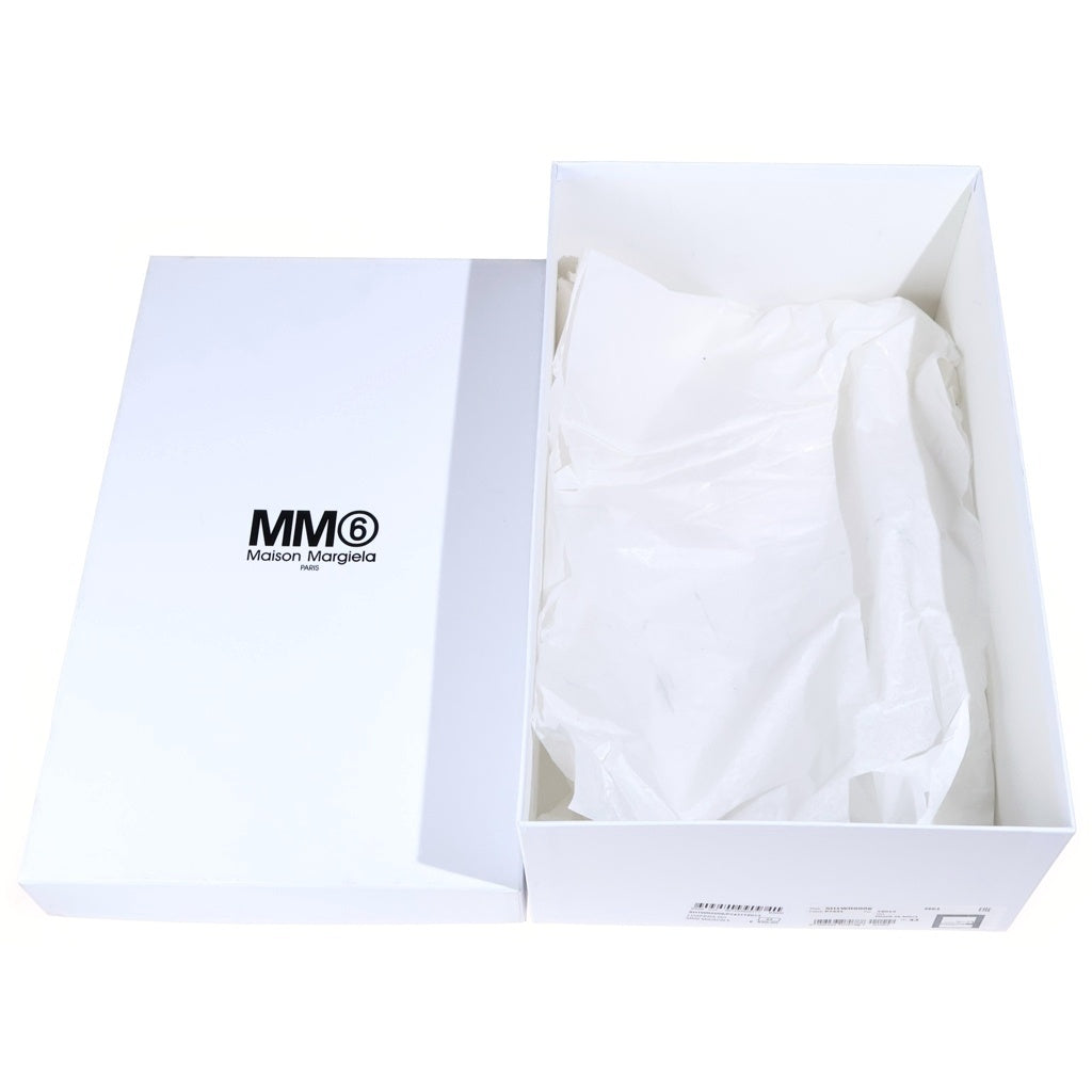 MM6 Maison Margiela(エムエムシックスメゾンマルジェラ) 26SS MOCASSIN シティ バイカーローファー レザーシューズ ブラック SH1WR0006