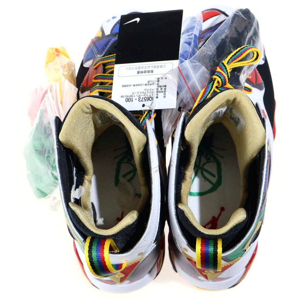 NIKE(ナイキ) AIR JORDAN RETRO BB MIRO エア ジョーダン 7 レトロ ミロ ハイカットスニーカー シューズ マルチカラー IQ6573-100