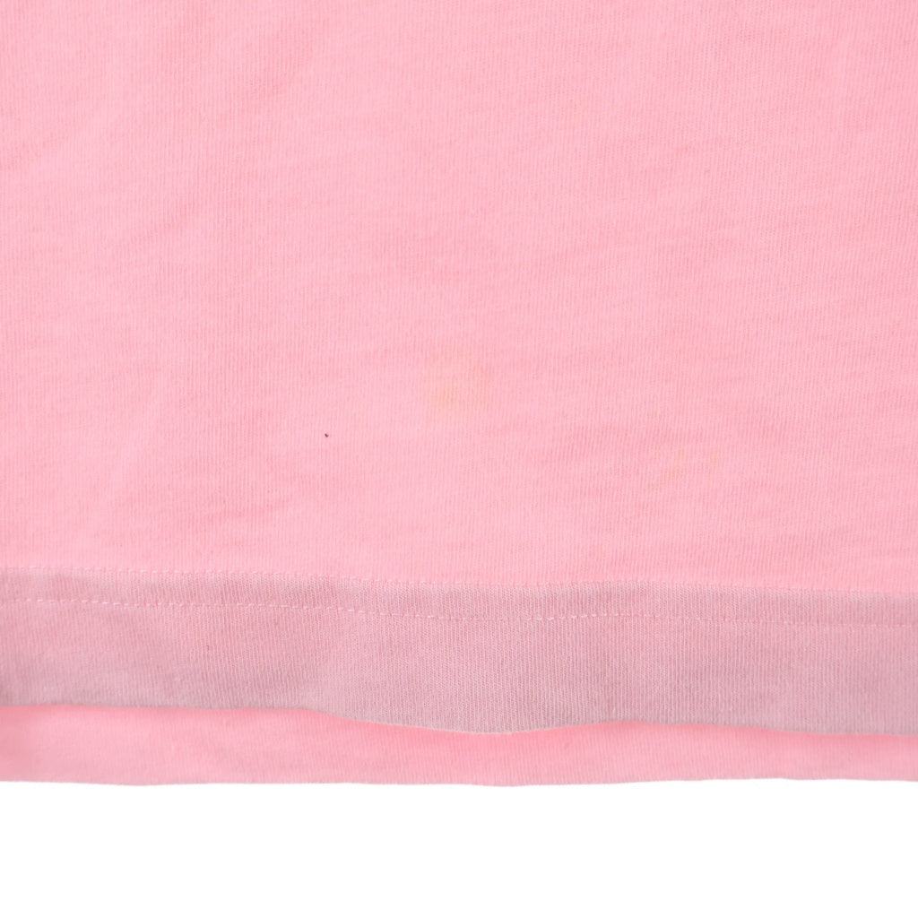 VETEMENTS(ヴェトモン) 24SS LIGHT JERSEY ライト ジャージー クルーネック半袖カットソーTシャツ ピンク UE64TR150P