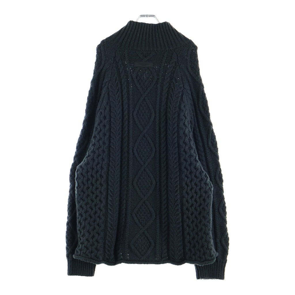 FEAR OF GOD ESSENTIALS(フィアオブゴッド エッセンシャルズ) CABLE KNIT TURTLENECK ケーブルニット タートルネックセーター グレー