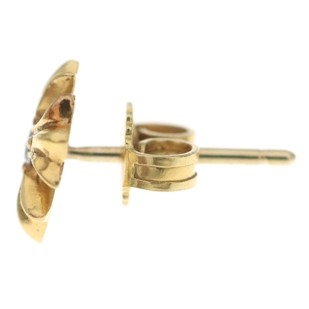CHROME HEARTS(クロムハーツ) 22K No2 CH PLS 1DIA CHプラス スタッドピアス 1ダイヤ ゴールド BCA021