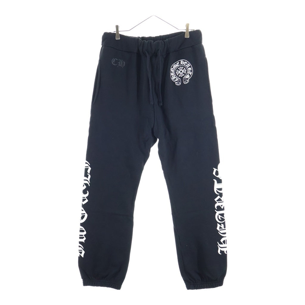 CHROME HEARTS(クロムハーツ) SWEAT PANTS CHプラス総柄 ホースシュープリント スウェットパンツ ブラック