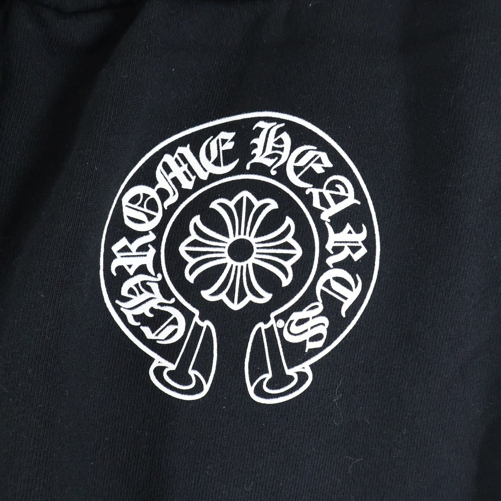 CHROME HEARTS(クロムハーツ) SWEAT PANTS CHプラス総柄 ホースシュープリント スウェットパンツ ブラック