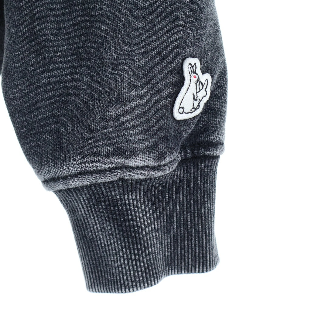 FR2(エフアールツー) Wash Embroidery Hoodie ウォッシュ加工 スウェットパーカー グレー FRC3934