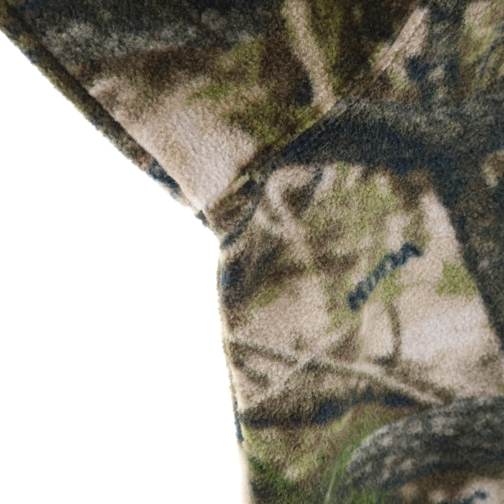 SUPREME(シュプリーム) 25AW Polartec Face Mask Half Zip Hooded Sweatshirt ツリーカモハーフジップフリースジャケット ブラウン