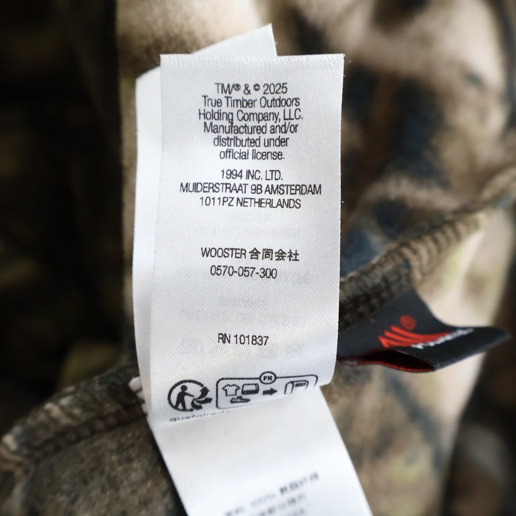 SUPREME(シュプリーム) 25AW Polartec Face Mask Half Zip Hooded Sweatshirt ツリーカモハーフジップフリースジャケット ブラウン