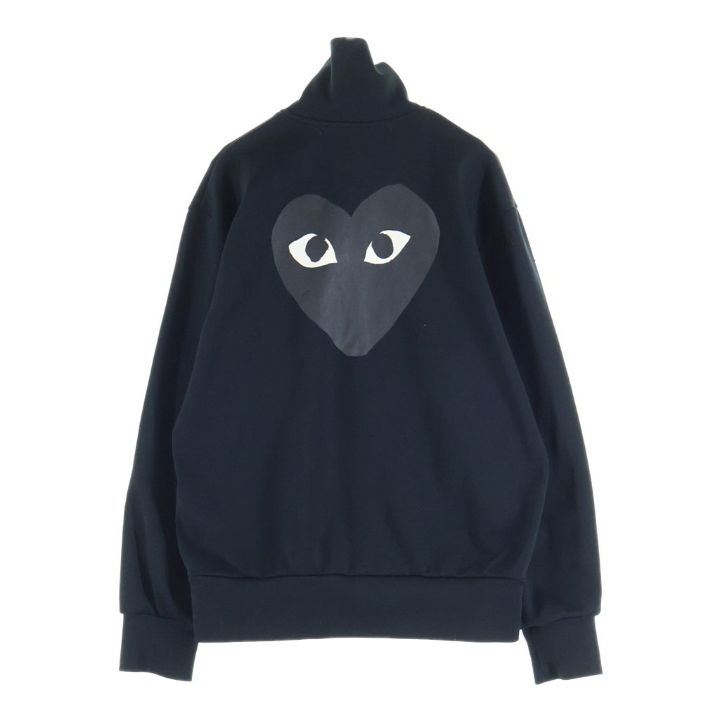 PLAY COMME des GARCONS(プレイコムデギャルソン) HEART LOGO TRACK JACKET ハートロゴトラックジャケット ブラック AZ-T256