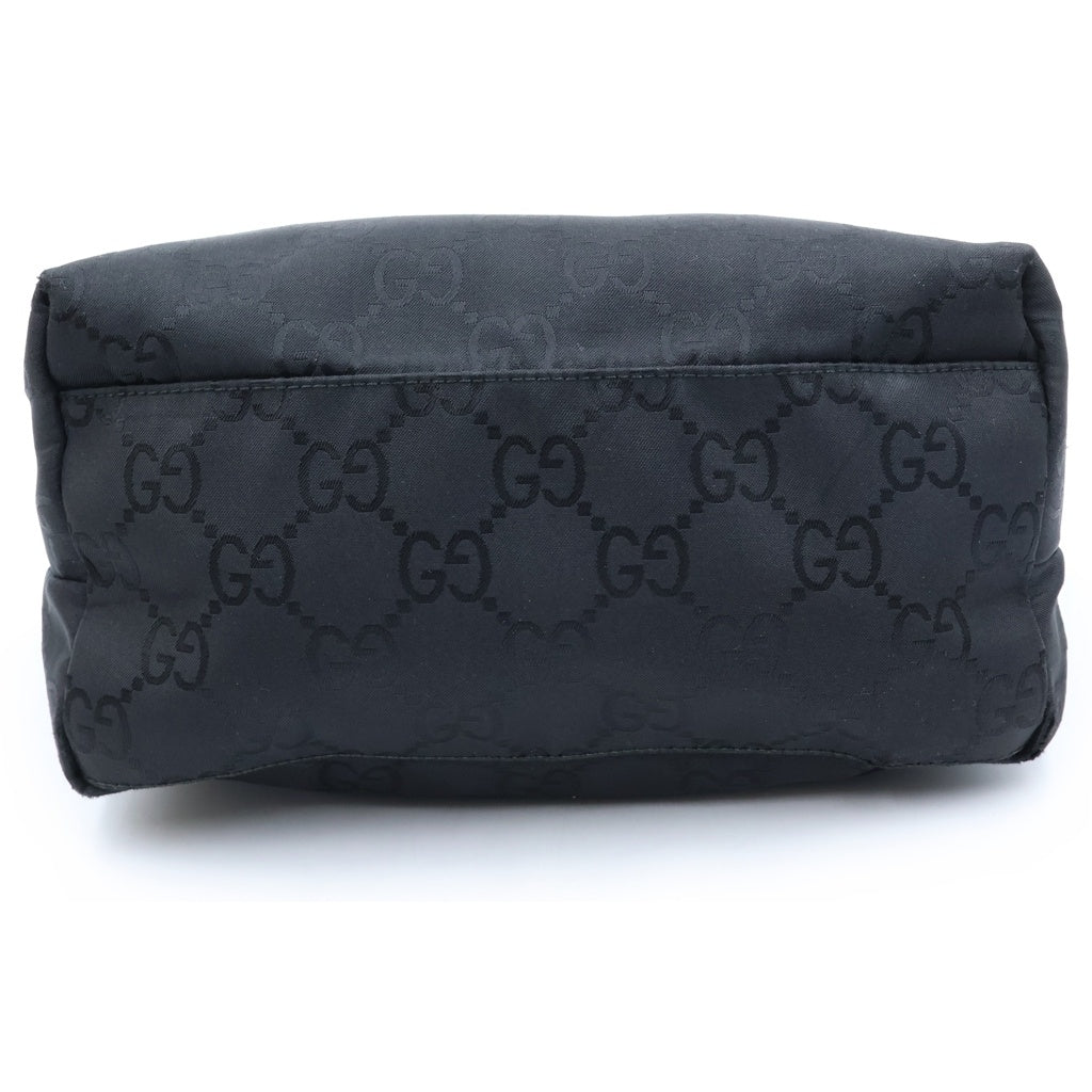 GUCCI(グッチ) GGナイロン ホーボー ショルダー バッグ ブラック 001 3386 001998 レディース