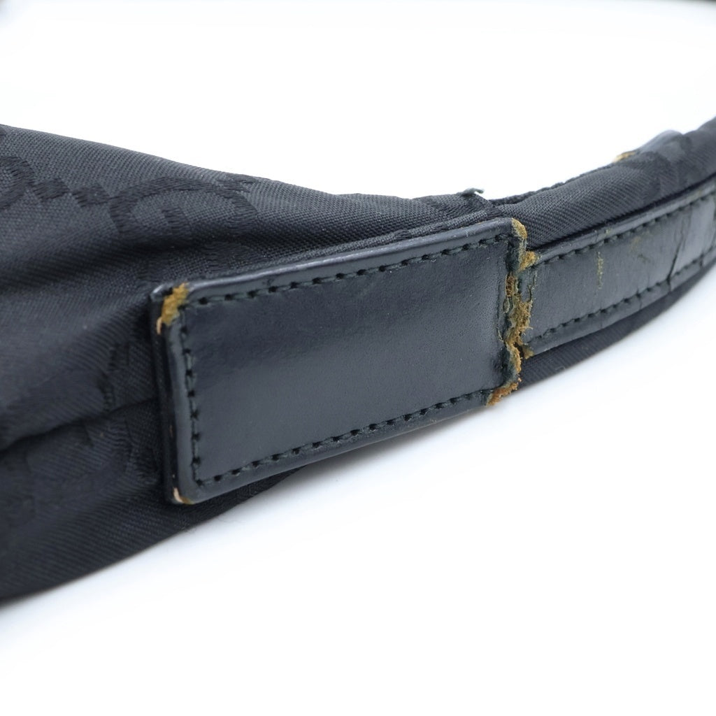 GUCCI(グッチ) GGナイロン ホーボー ショルダー バッグ ブラック 001 3386 001998 レディース