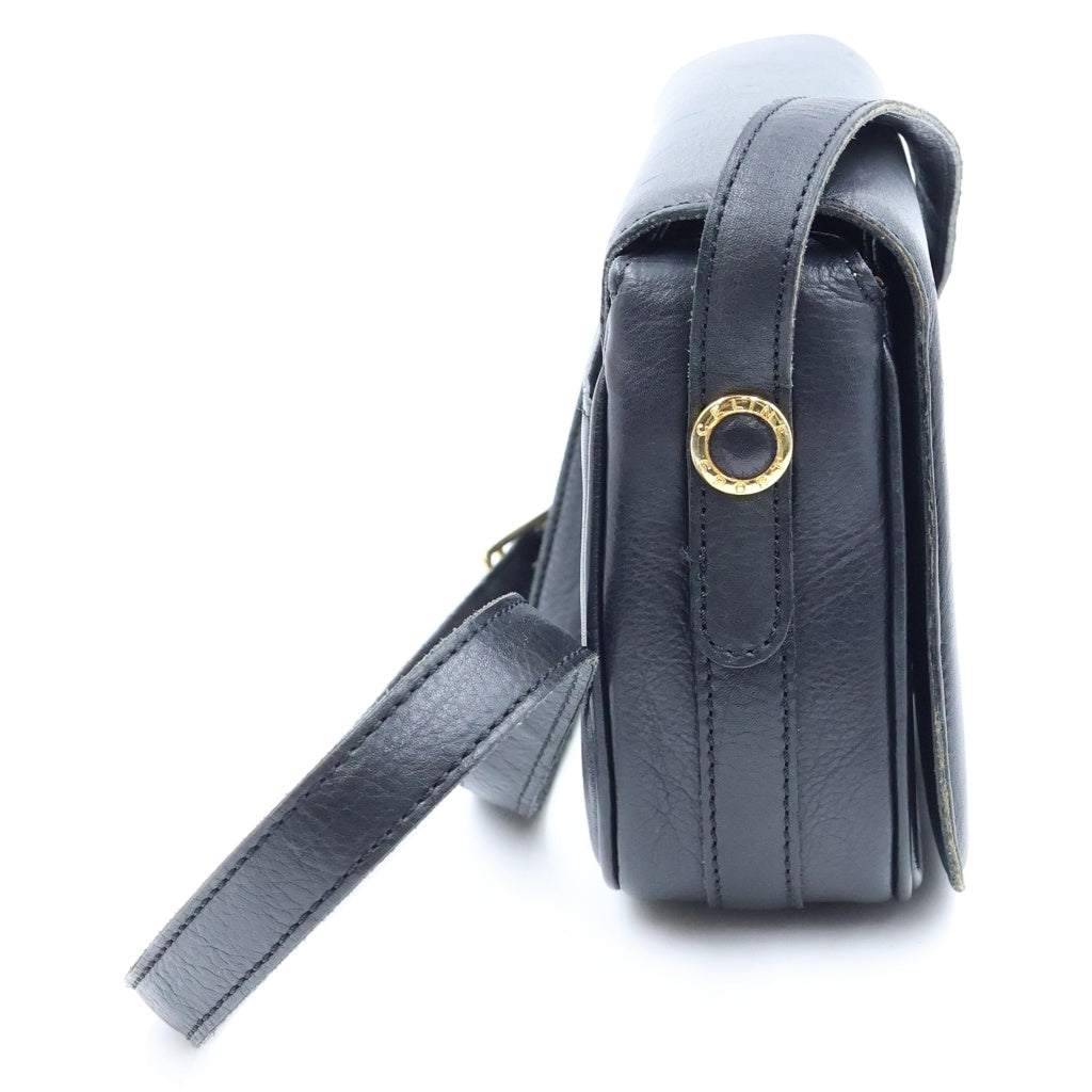 CELINE(セリーヌ) トリオンフロゴ レザーショルダーバッグ ブラック 36F56V レディース