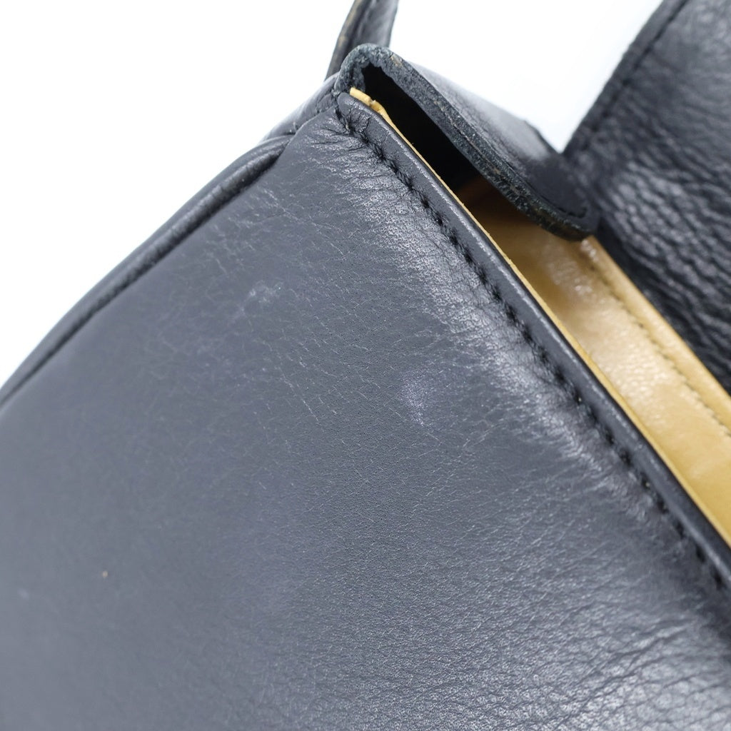 CELINE(セリーヌ) トリオンフロゴ レザーショルダーバッグ ブラック 36F56V レディース