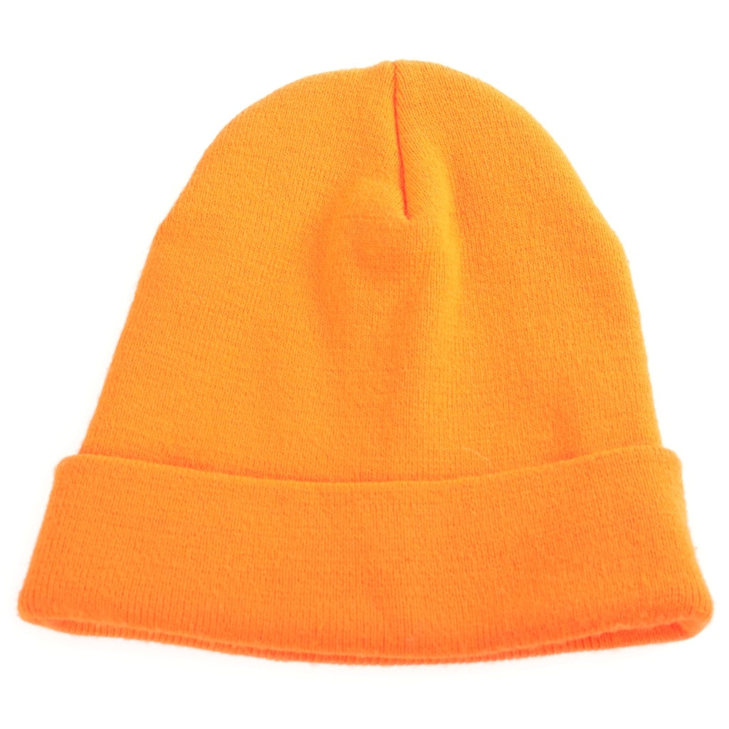 CHROME HEARTS(クロムハーツ) WOOL WATCH CAP ウールワッチキャップ ロゴ刺繍 ビーニー 帽子 オレンジ