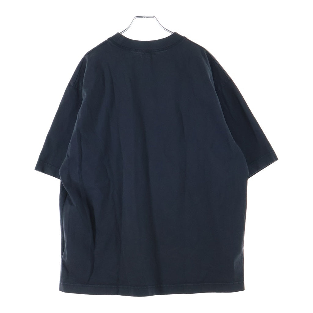 Acne Studios(アクネ ストゥディオズ) 22SS LOGO TEE ロゴプリント クルーネック半袖カットソーTシャツ ブラック FN-MN-TSHI000353